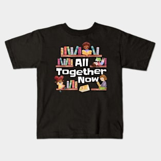 All Together Now Summer Reading 2023, Librarian Kids T-Shirt